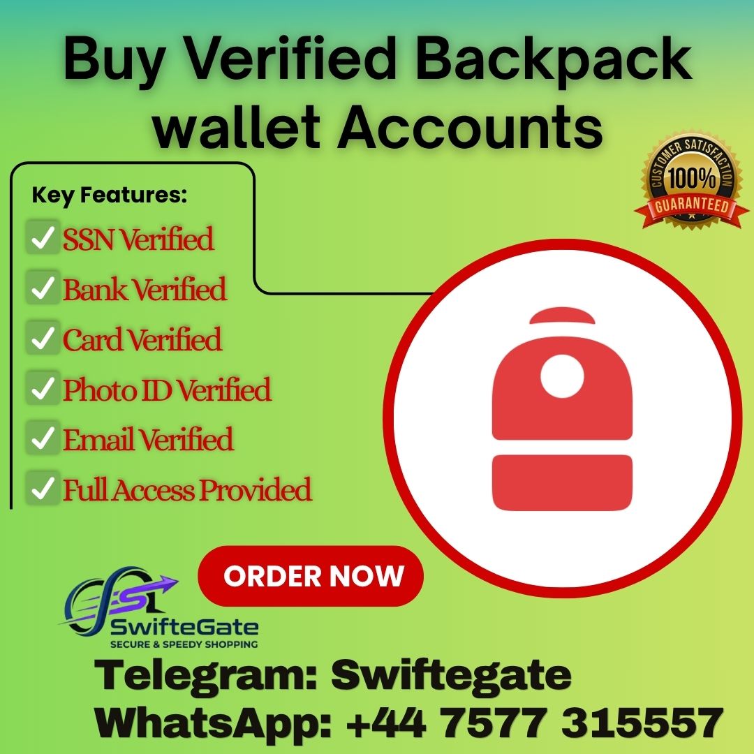 buy verified backpack wallet accounts
